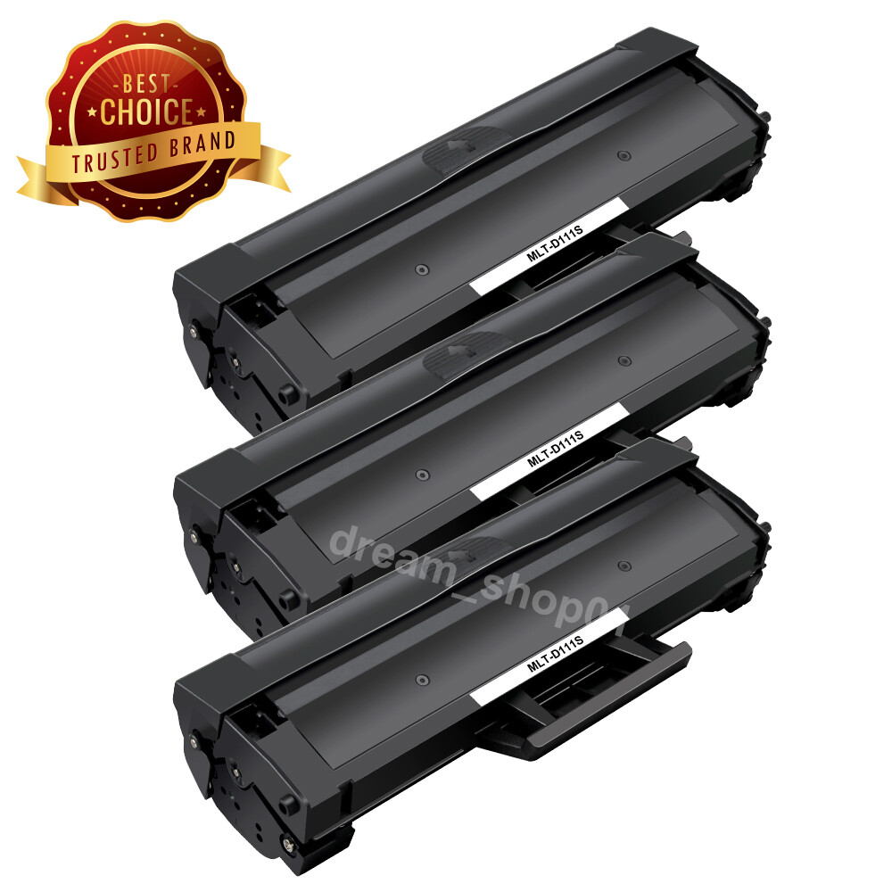 3 Pk MLTD111S MLT-D111S Toner Cartridge For Samsung Xpress M2020W M2070FW 111S