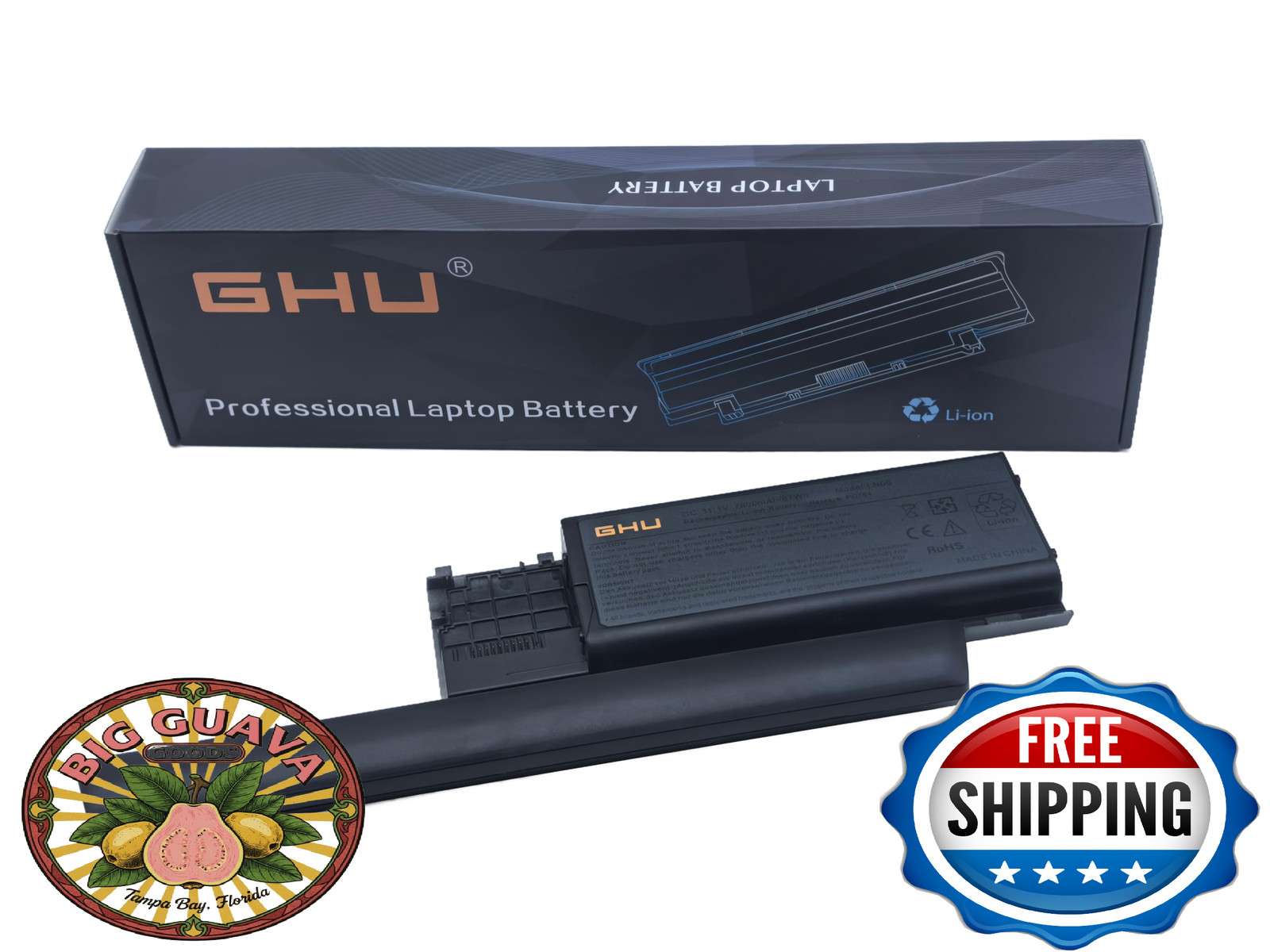 GHU New 87 WH Battery Replacement for PC764 TC030 312-0383 TD175 Compatible with
