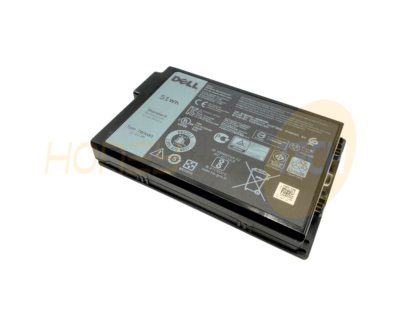 GENUINE DELL LATITUDE 5424 RUGGED 3CELL 51WHR BATTERY 7WNW1 DP3KF 0DP3KF TESTED