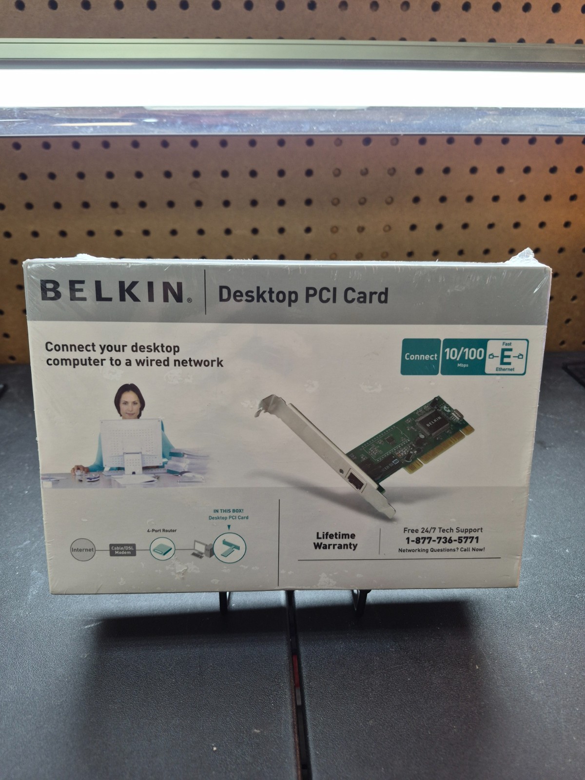Belkin Desktop PCI Card 10-1000Mbps Sealed