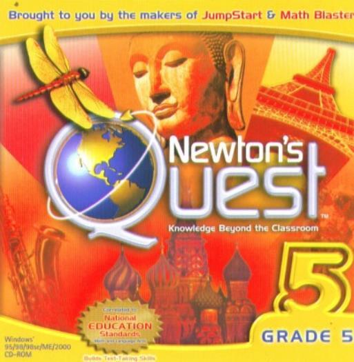 Newton's Quest 5th Grade PC CD learn math science space prepare for tests prep