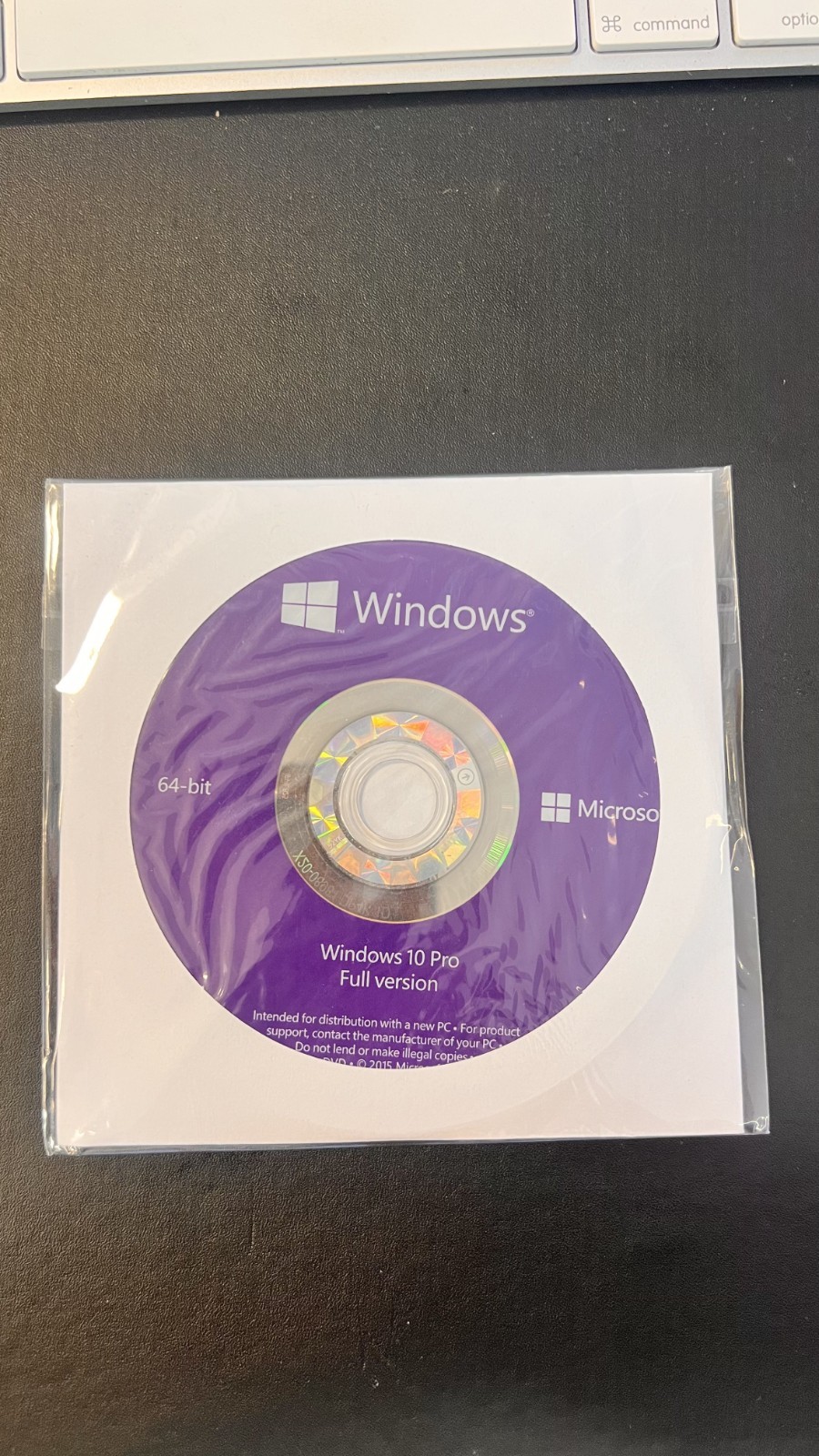 Microsoft Windows 10 Pro 64Bit DVD Factory New Sealed Lifetime license Key