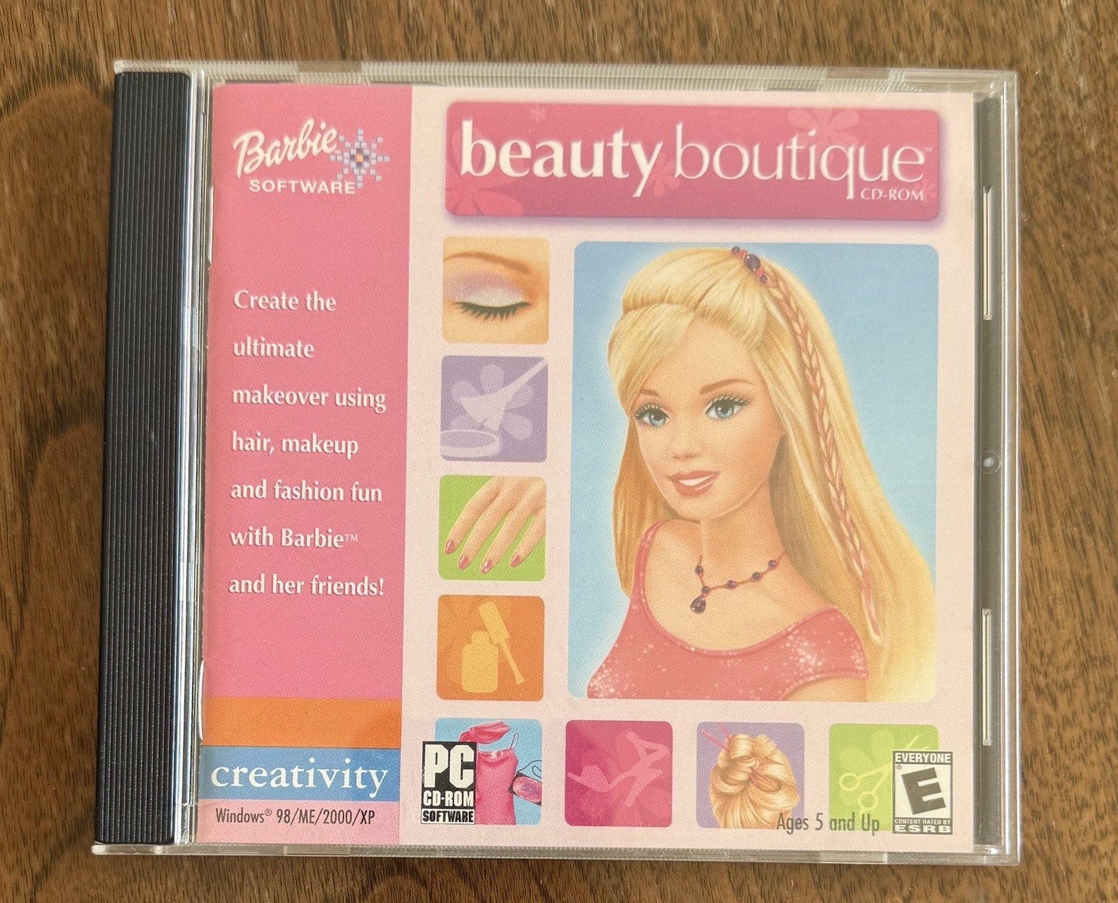Barbie Boutique PC CD-ROM Complete w/ Manual Windows 95 98 2000 XP Game