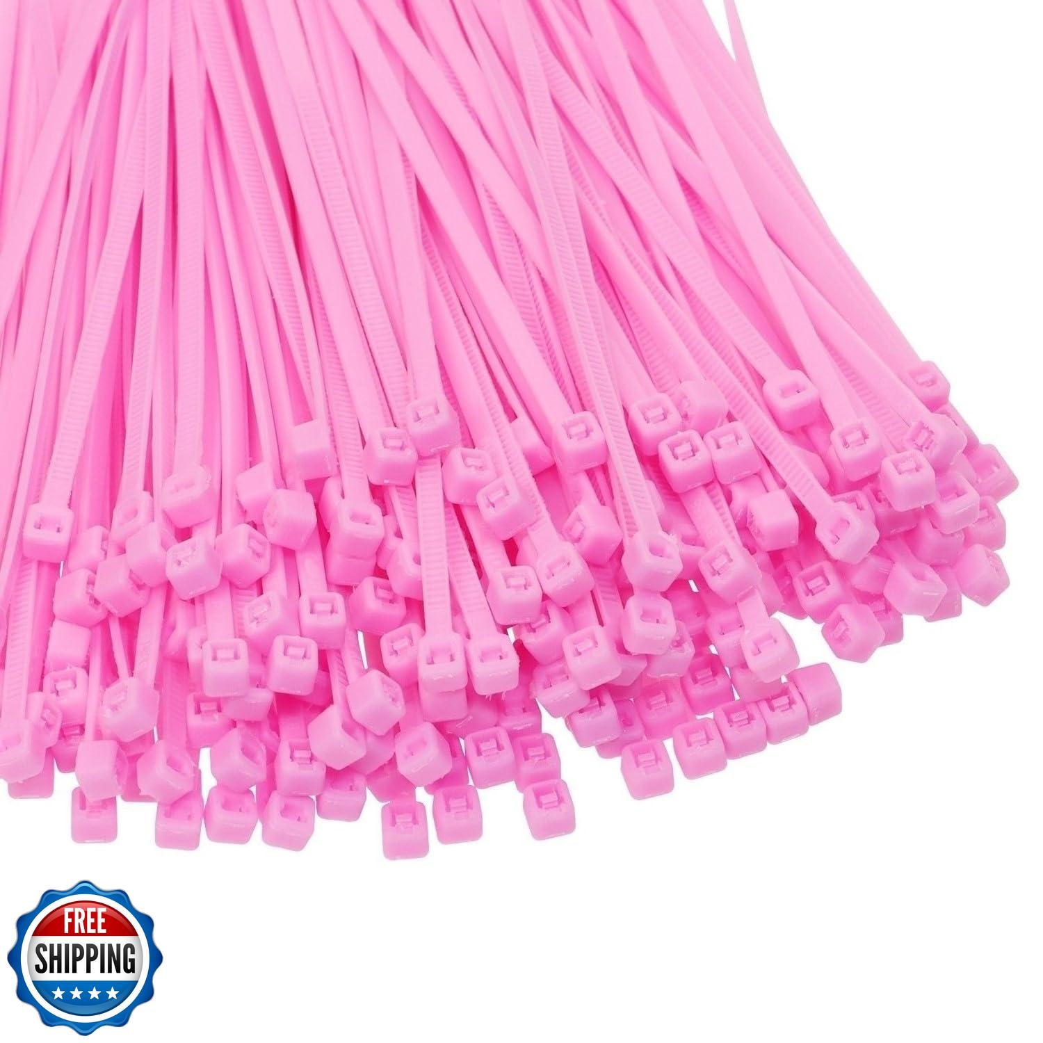 Mini Skater 4 Inch Multi-Color Multi-Purpose Nylon zip Ties (4 inch, 200pcs P
