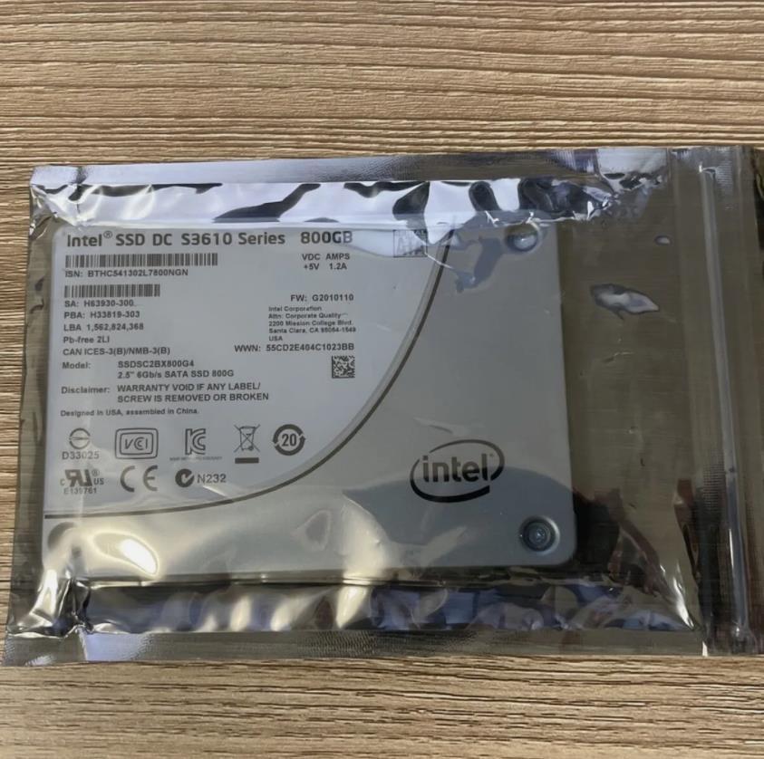 Compatible Intel SSDSC2BX800G4 DC S3610 Series 800GB MLC SATA 6Gbps 2.5" SSD