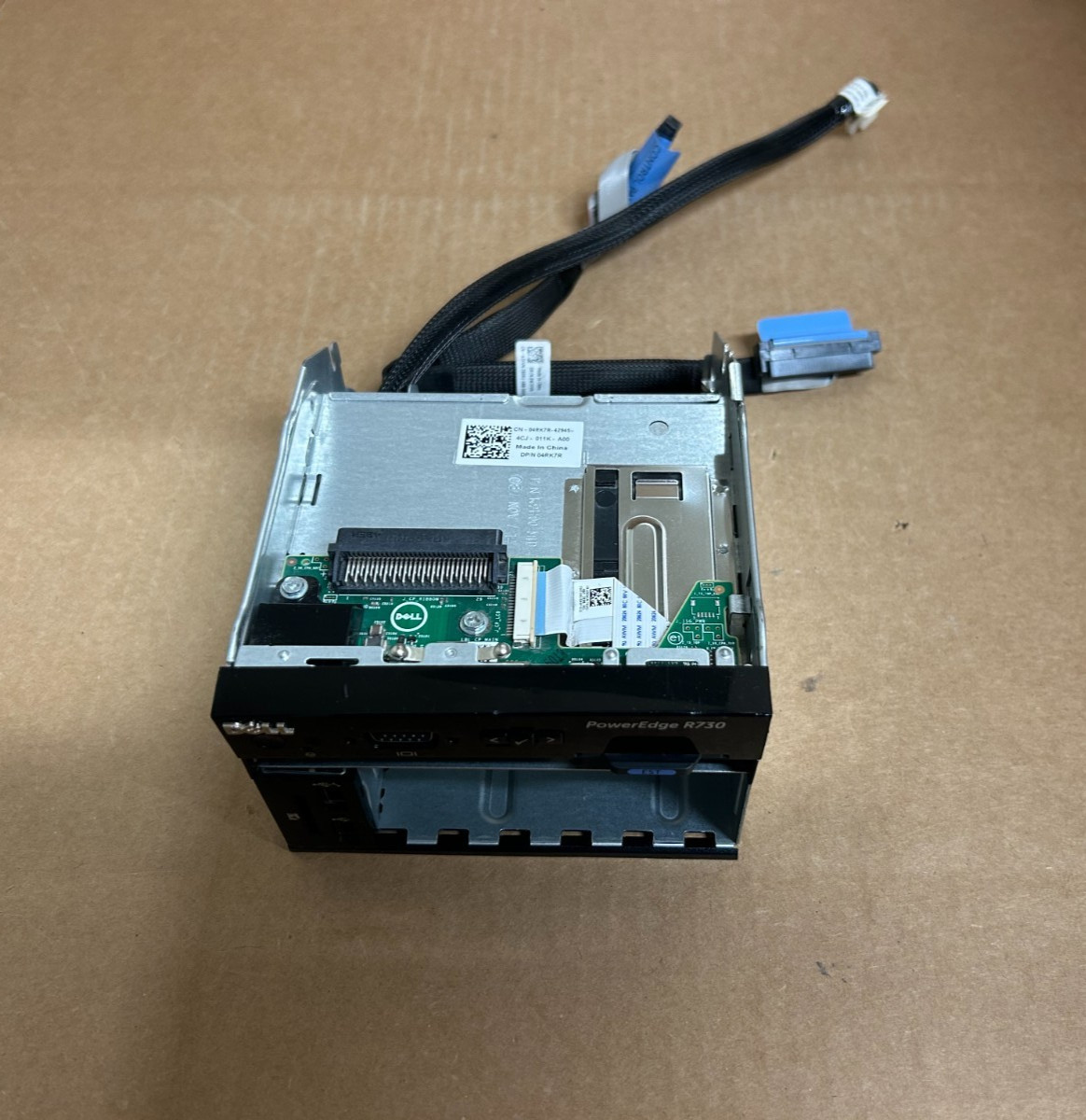 Dell PowerEdge R730 Server I/O Power Panel w/ Cable 4RK7R | 04RK7R