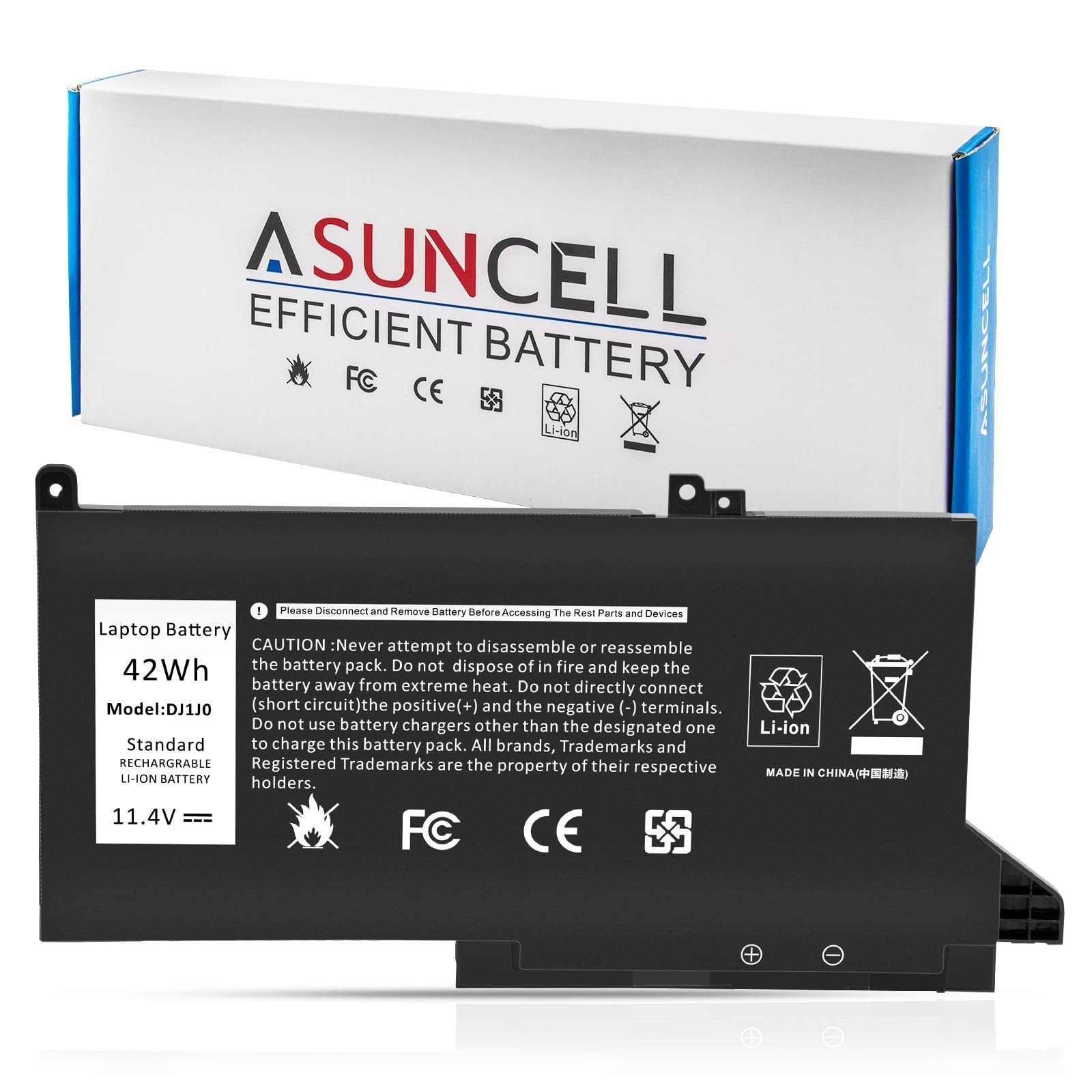High-Capacity Replacement Battery for Dell Latitude 12 7000 Series 42Wh 11.4V