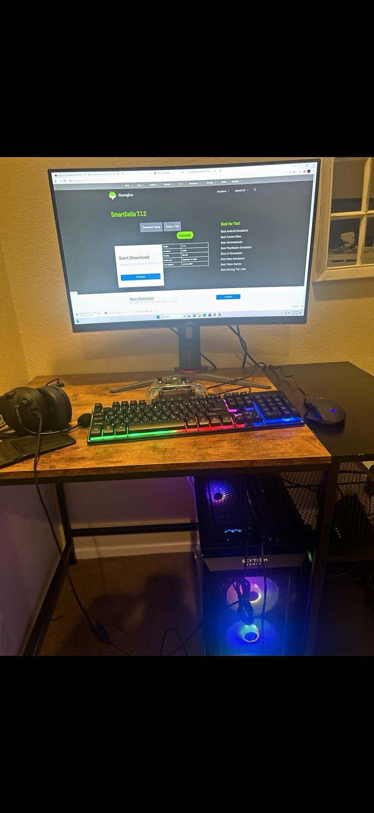 Skytech Gaming Chronos RGB Desktop Ryzen 5 5600X 16GB RX 6600 XT 1TB SSD