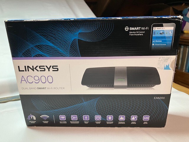 Linksys AC900 Dual Band Smart wi-fi router Control from anywhere Advanced speed