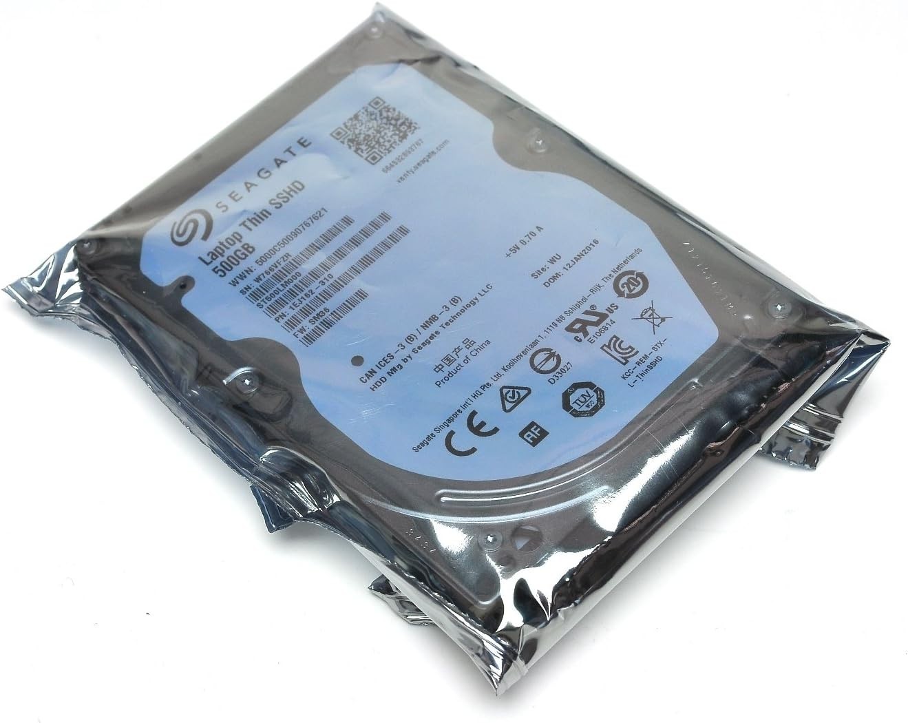 500GB Seagate ST500LM000 2.5" Thin SSHD Solid State Hybrid Drive