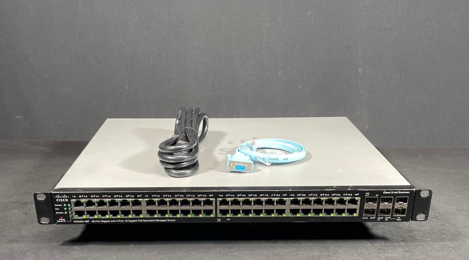 Cisco SG500X-48P-K9 48 Port PoE+ Stackable Managed Switch - Same Day Shipping