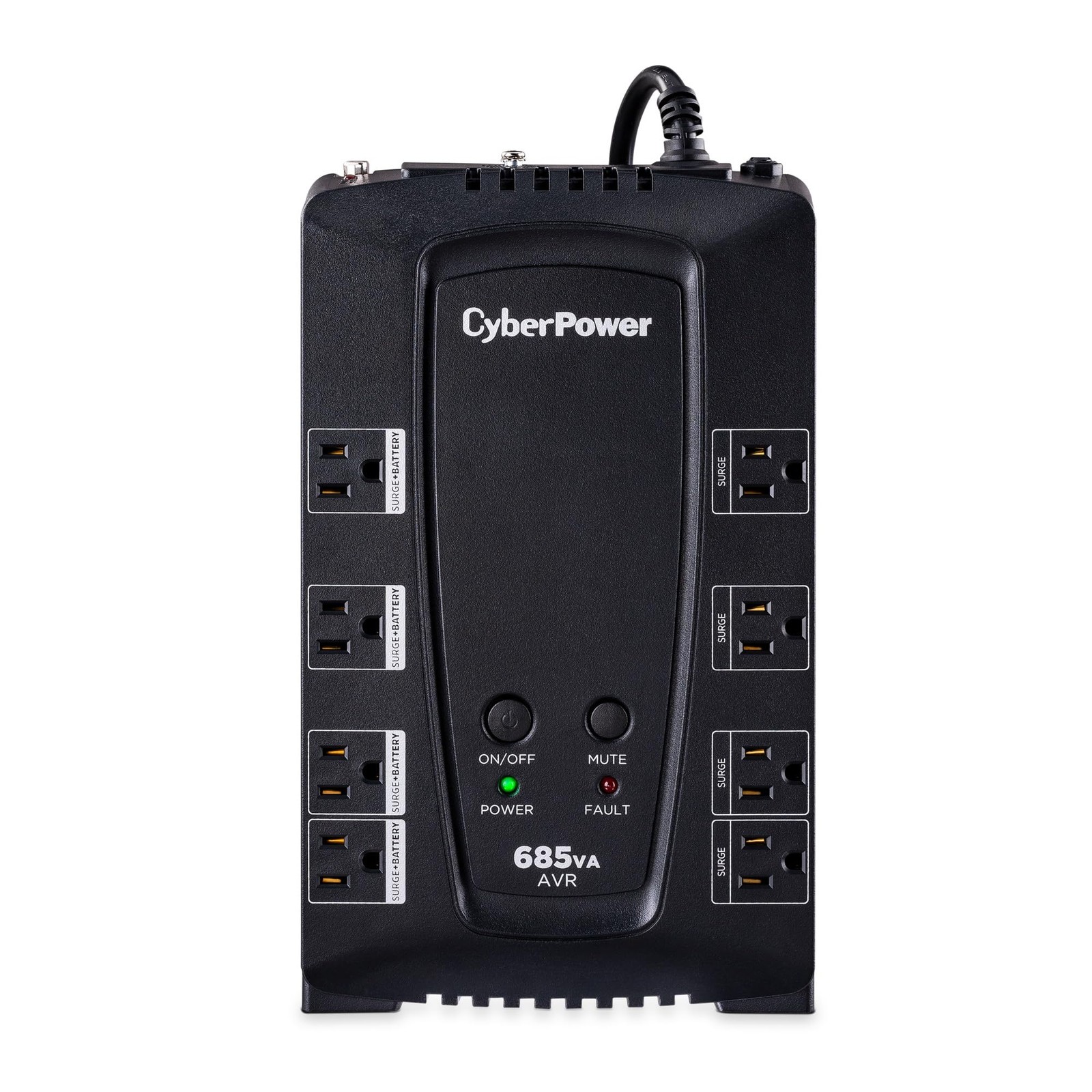 CP685AVRG System, 685VA/390W, 8 Outlets, Compact