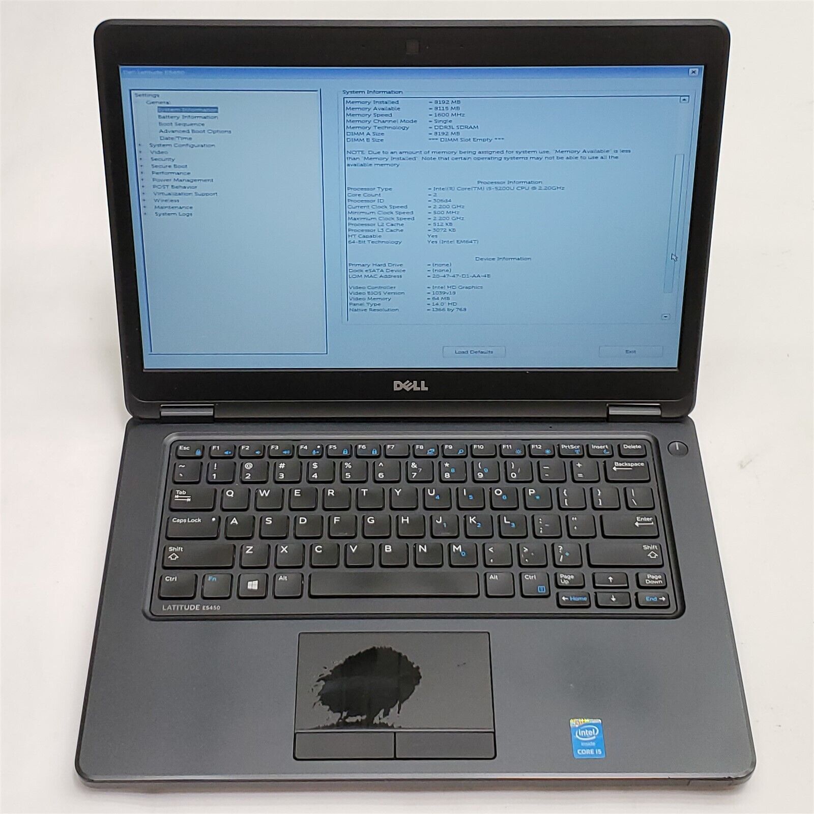 Dell Latitude E5450 Laptop 14