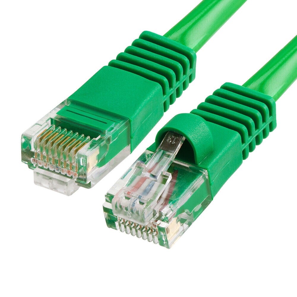 7FT Cat5e Ethernet Cable UTP LAN Network Patch Cord RJ45 Cat 5e Cable - Green