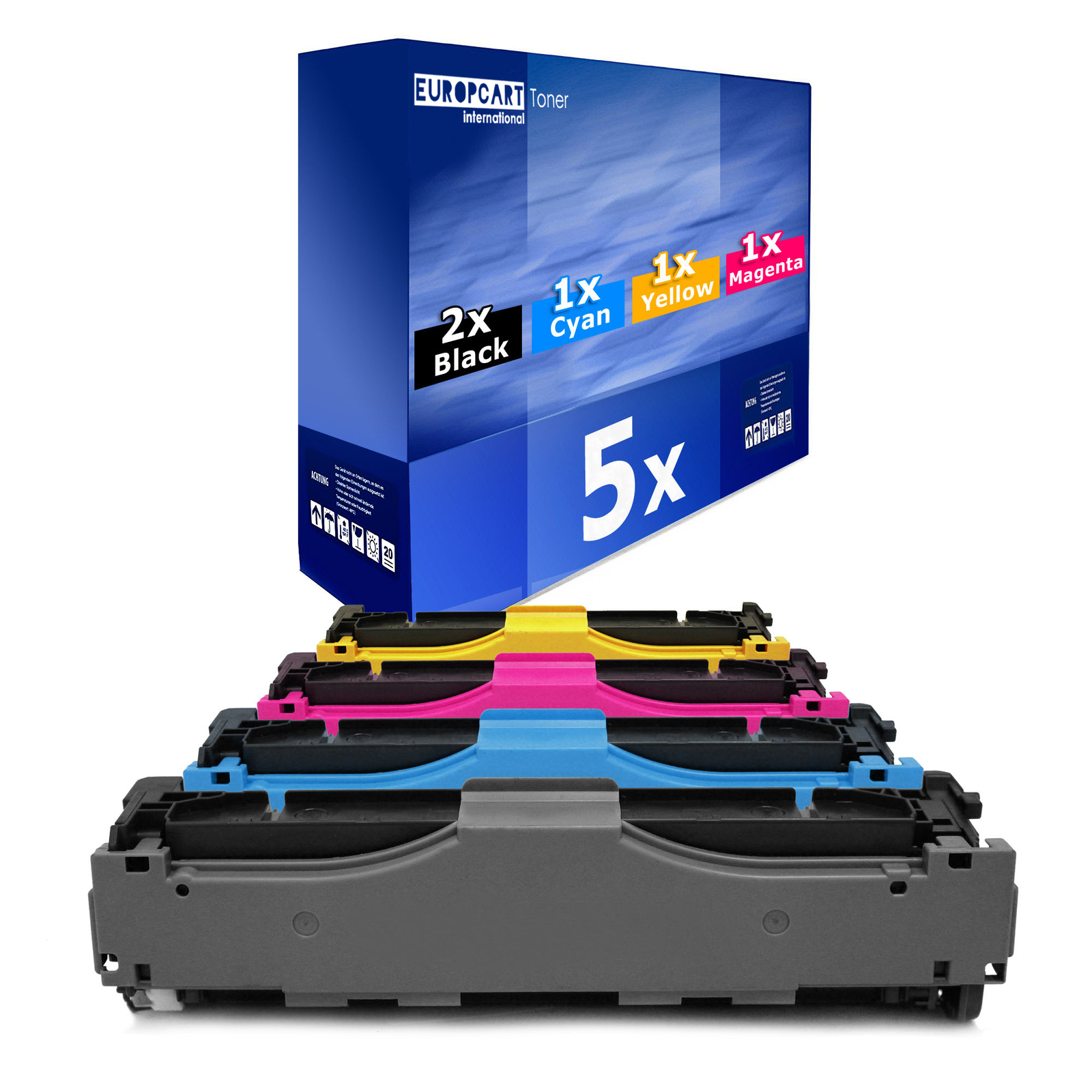 5x Eurotone Compatible Toner XXL for HP LaserJet 300 Color MFP M-375-nw