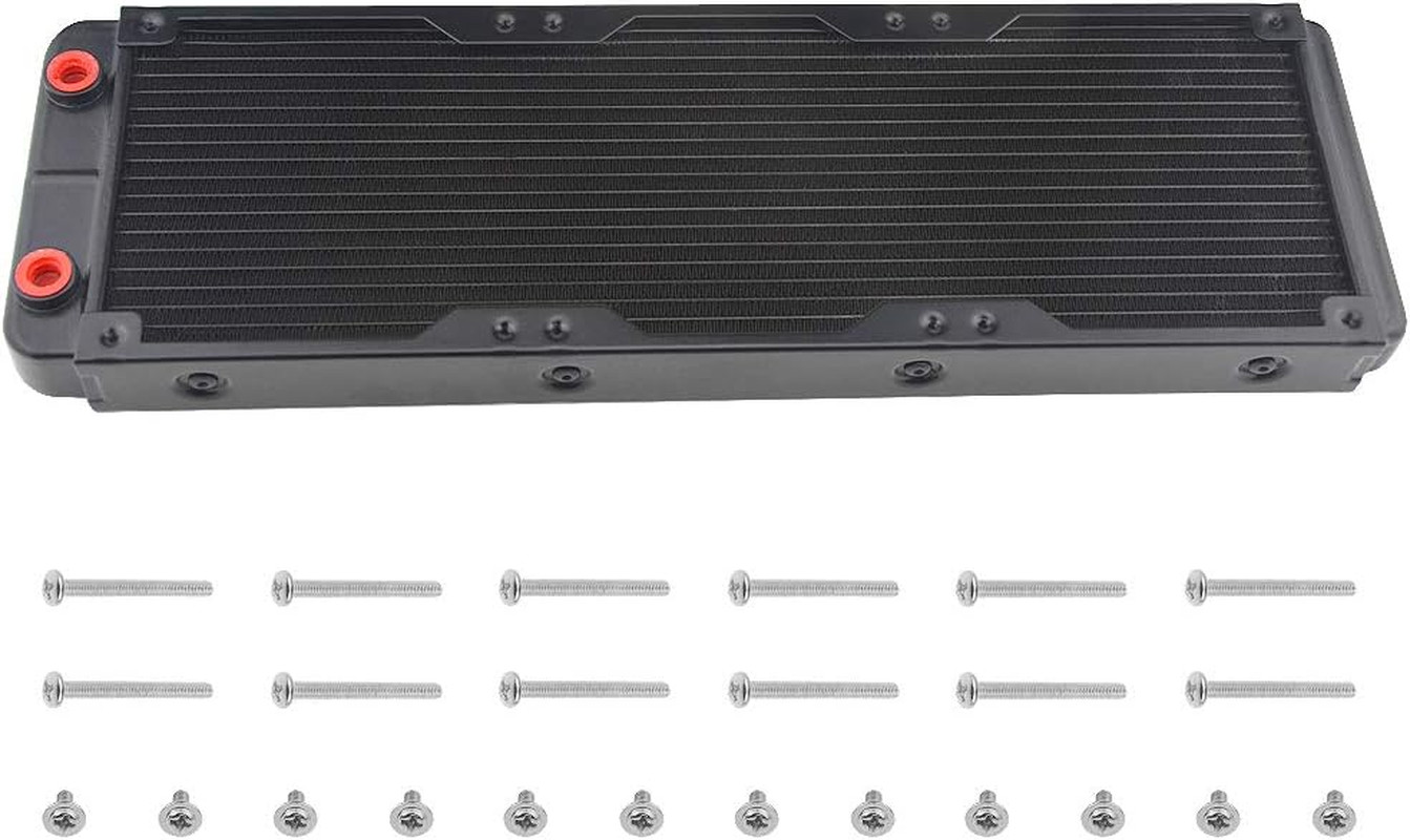 18 Pipe Aluminum Heat Exchanger Radiator for PC CPU CO2 Laser Water Cool System