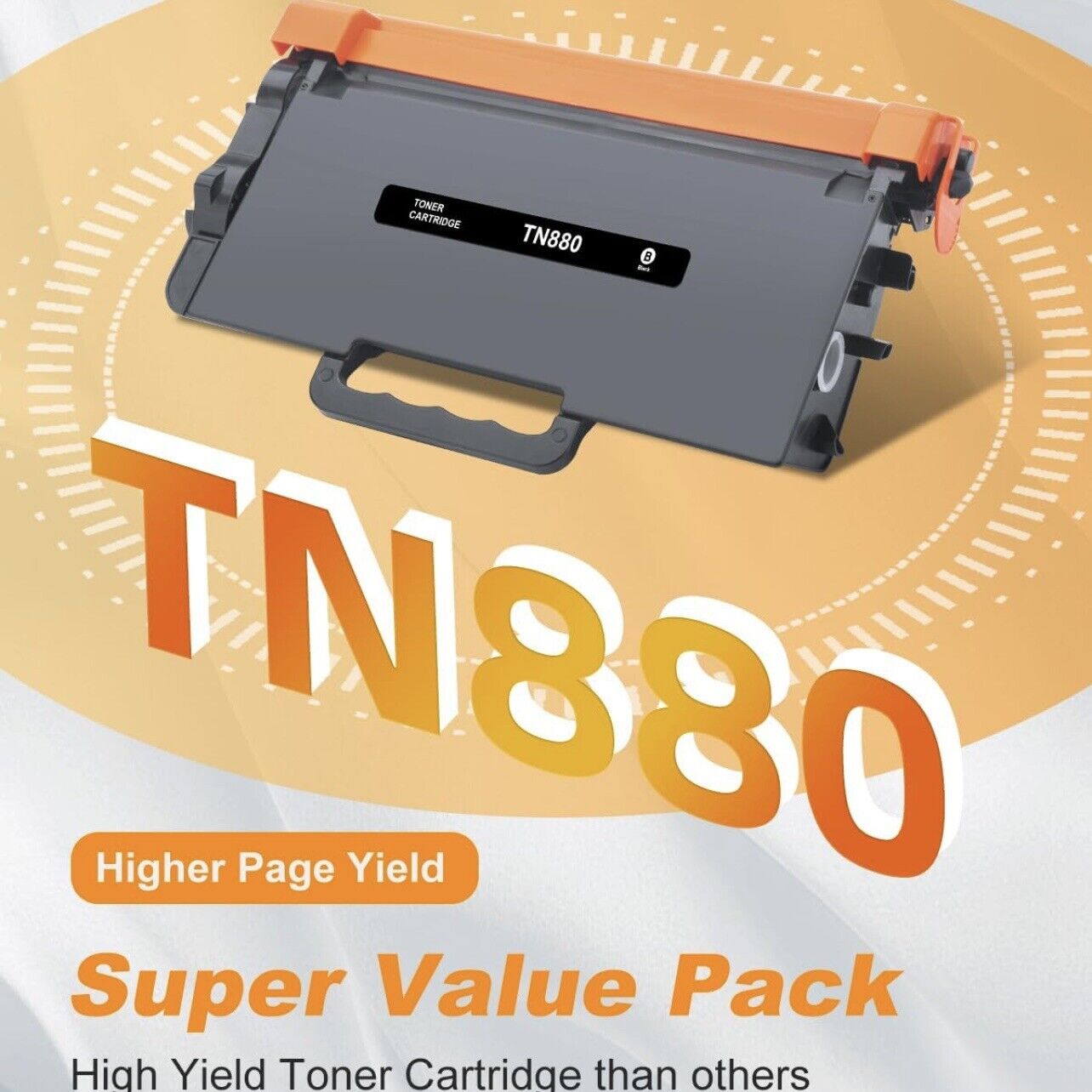 TN880 Super High Yield Toner Cartridge 2 Black