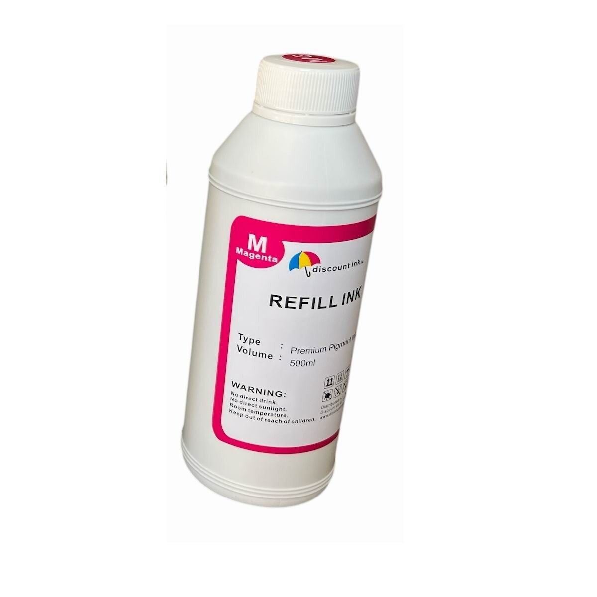 Magenta Bulk Refill Ink 500ml Bottle Pigment for Hp/Canon/Epson Printers