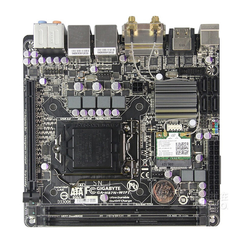 For Gigabyte GA-H87N-WIFI LGA1150 DDR3 Mini-ITX Motherboard 100% Tested Work