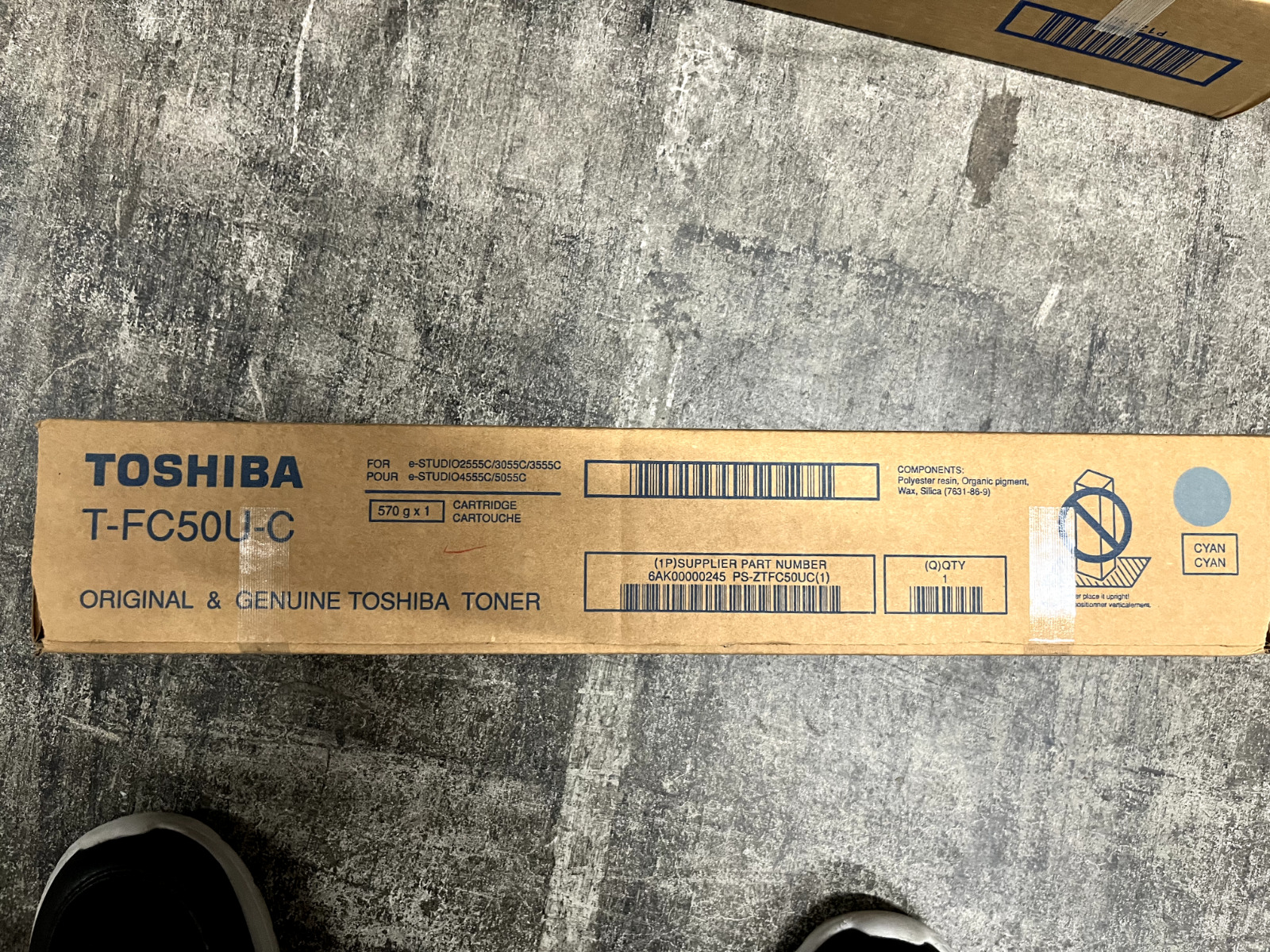Genuine Toshiba TFC50UC e-Studio 2555c Cyan Toner Cartridge