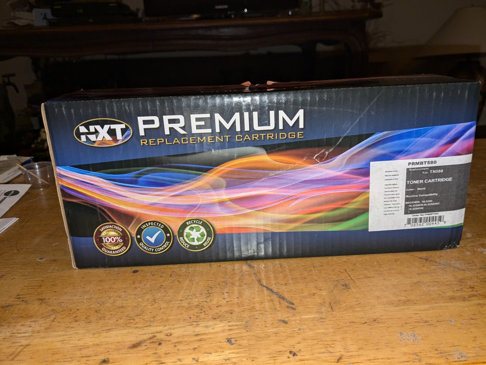NEW-NXT Black Premium Replacement Non-OEM Cartridge PRMBT580 for TN580