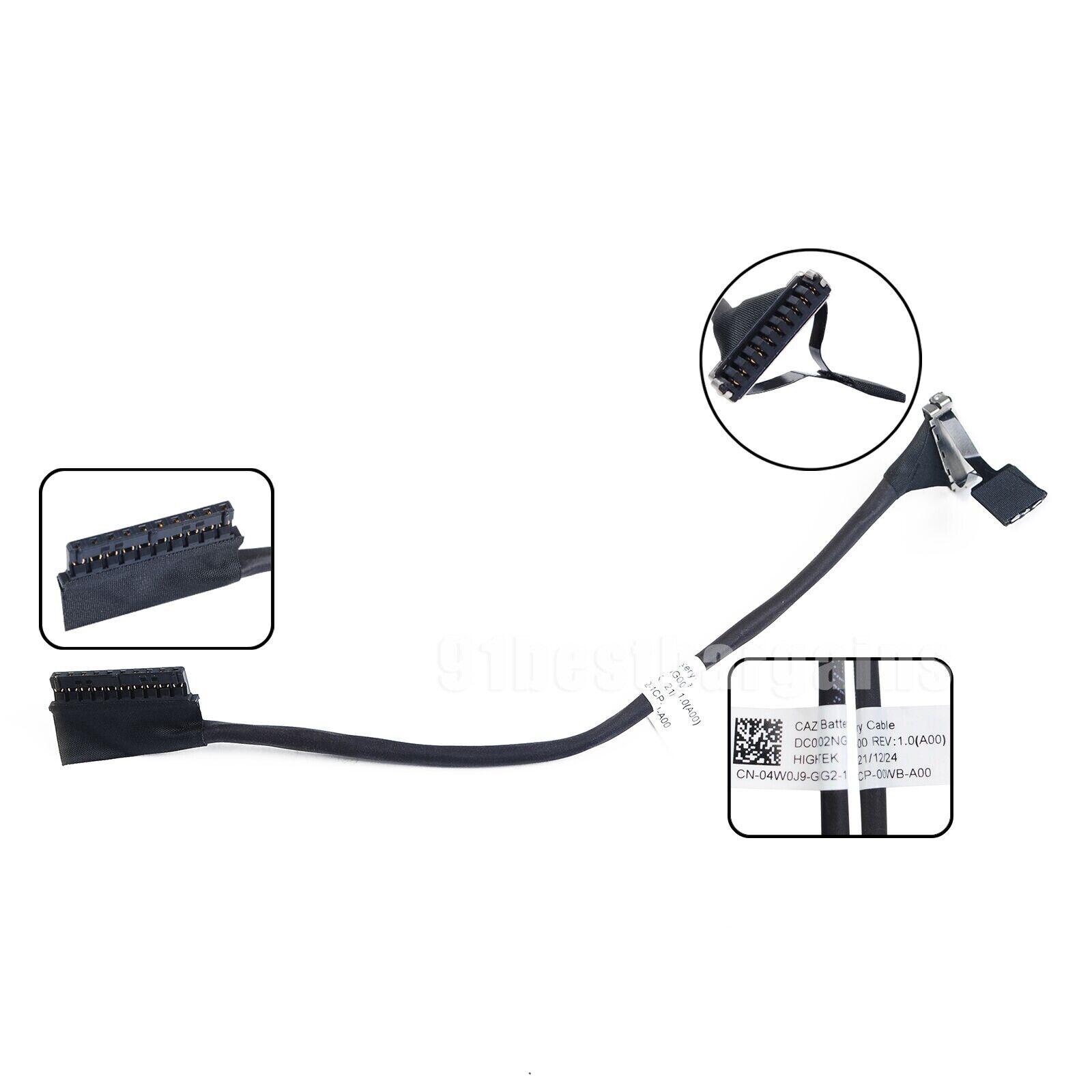 Lot 5/10/15/20X Battery Cable connector wire For Dell Latitude 7280 7380 Laptop