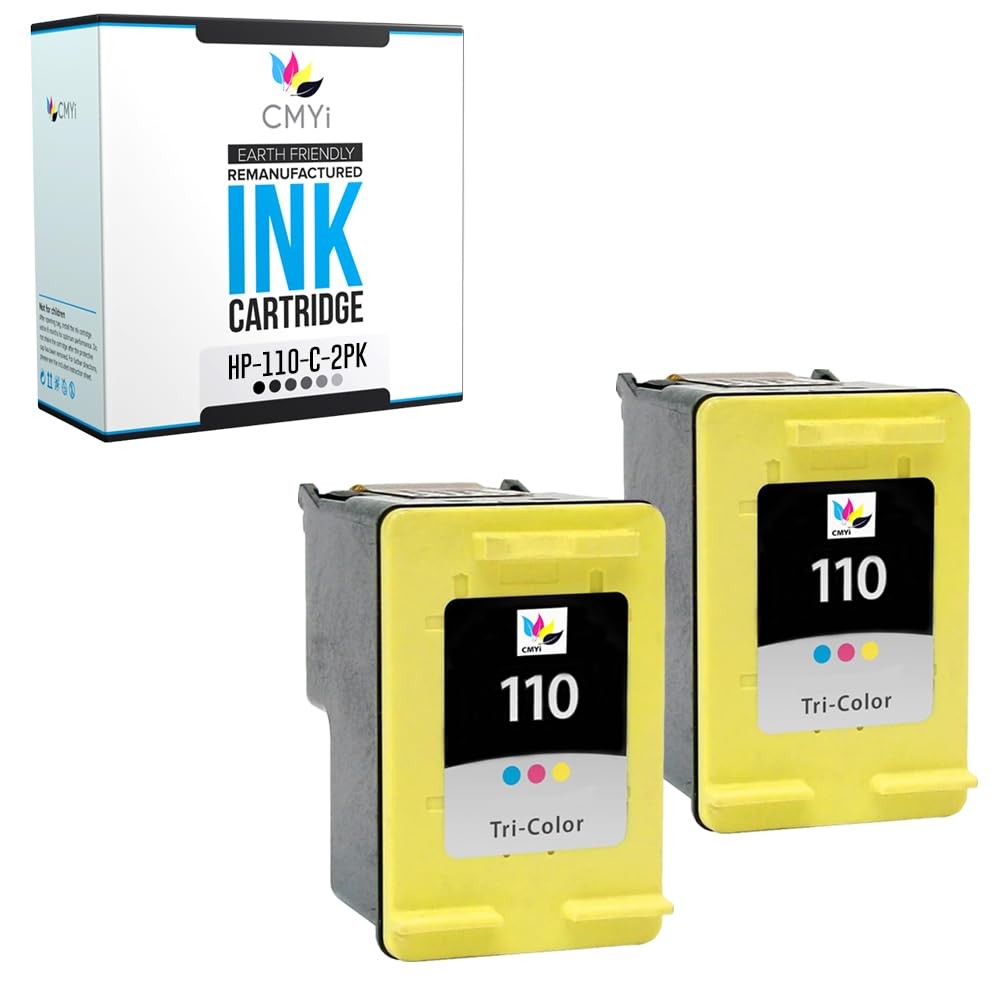 110 Color Replacement Ink Cartridge for HP PhotoSmart A510 A512 A516 A520 A522