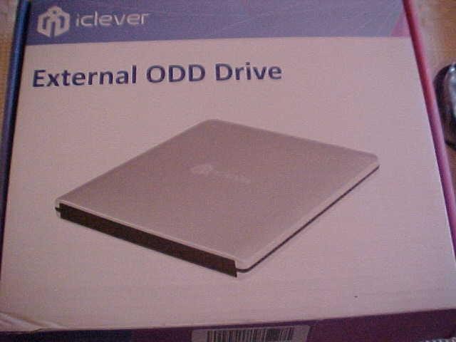 iClever NEW in Box External ODD Drive CD/DVD USB Drive Portable External Silver