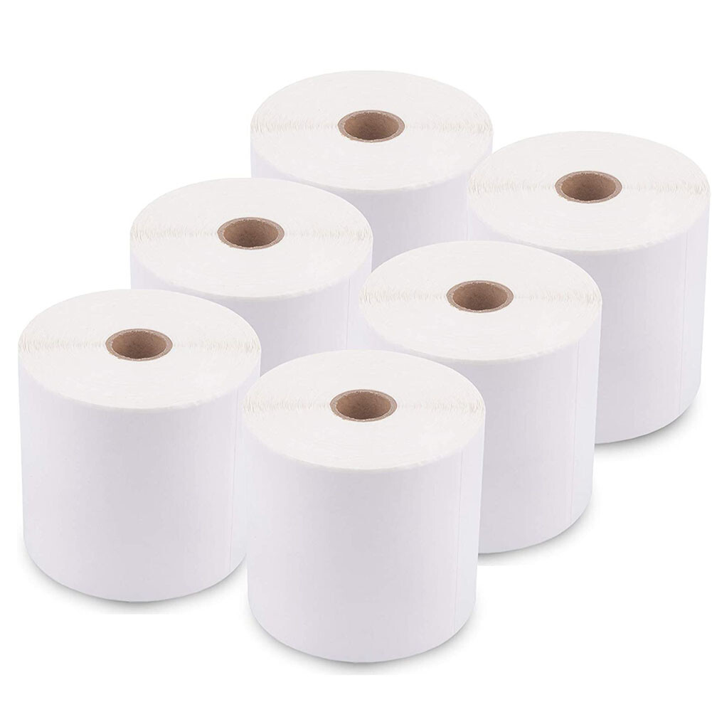 6 Rolls 4" x 6" Direct Thermal Shipping Address Labels 250/Roll for Zebra Rollo