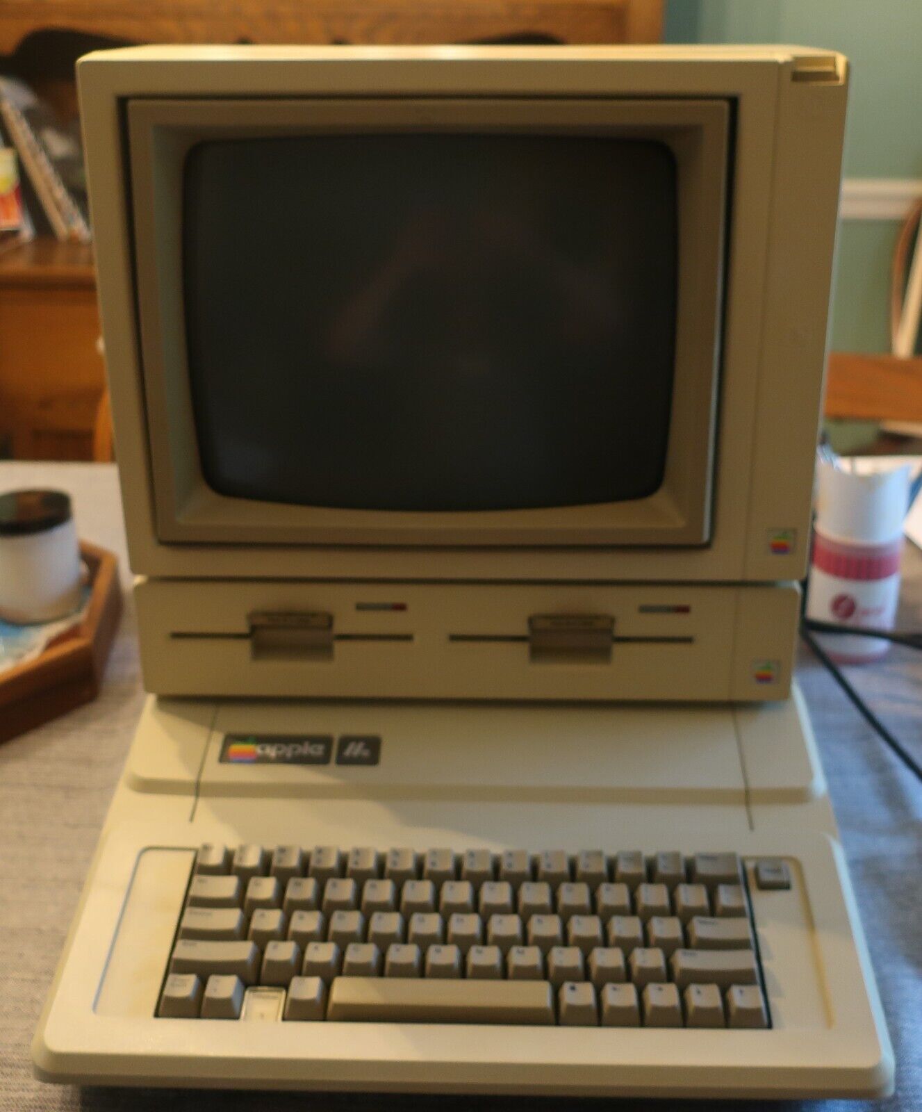 Apple IIe (2e) Computer w/ Monitor, Duo-Disc, Printer, 3.5