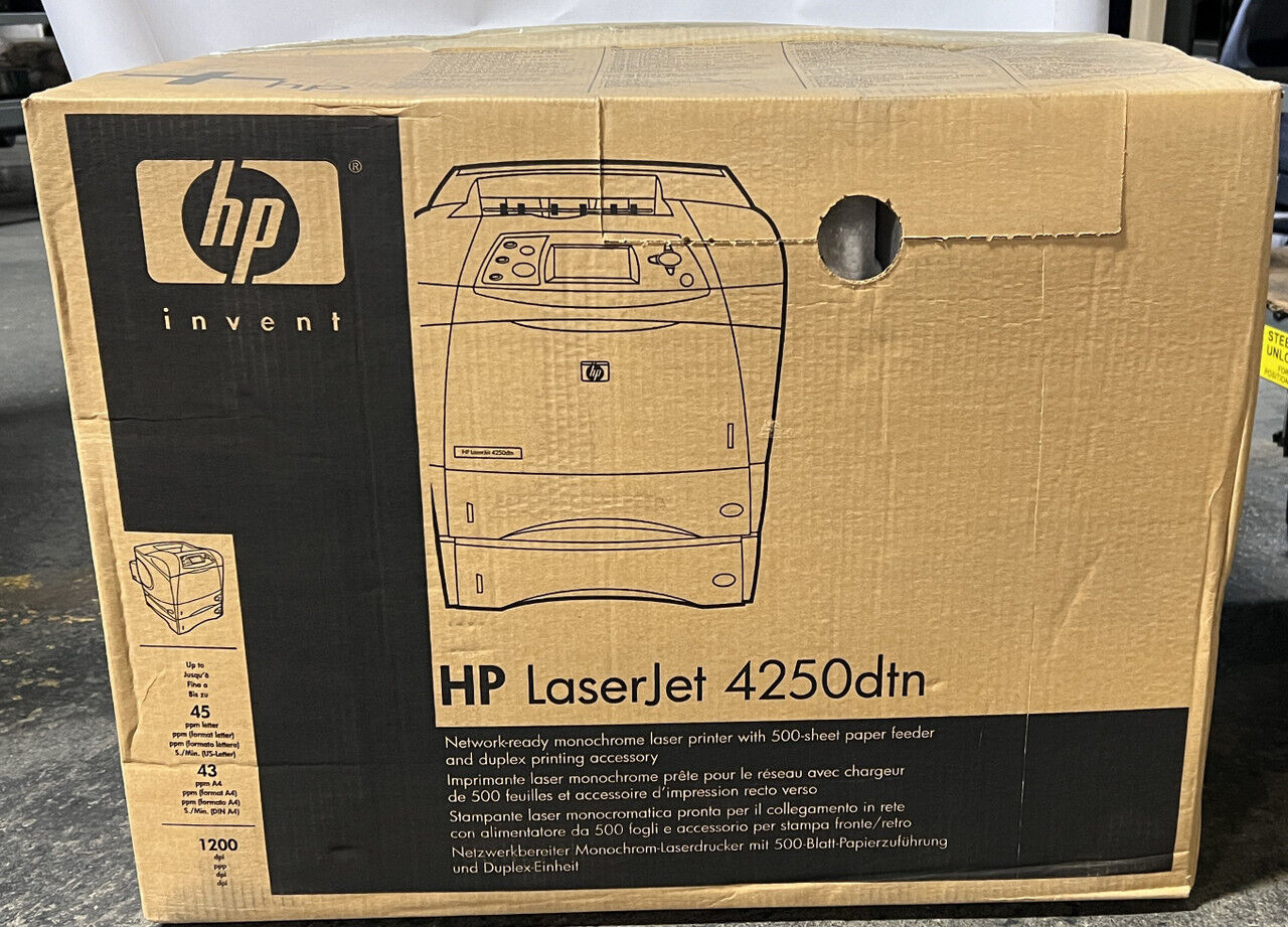 HP Laserjet 4250DTN Q5403A Monochrome Workgroup Printer - New Sealed