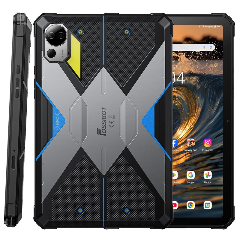 10.4" FOSSiBOT DT3 5G Rugged Tablet Phone Android NFC Mobile Outdoors Unlocked