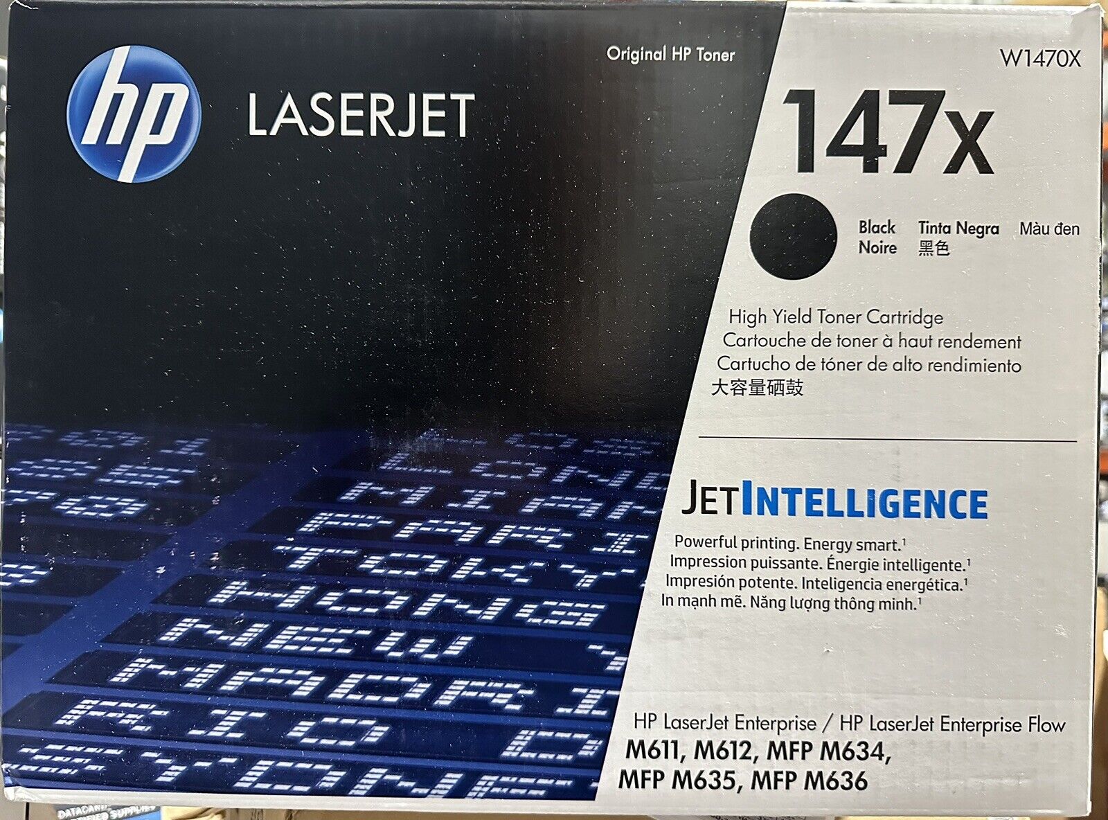 New Genuine HP LaserJet 147X W1470X Black High Yield Toner Cartridge - Fast Ship