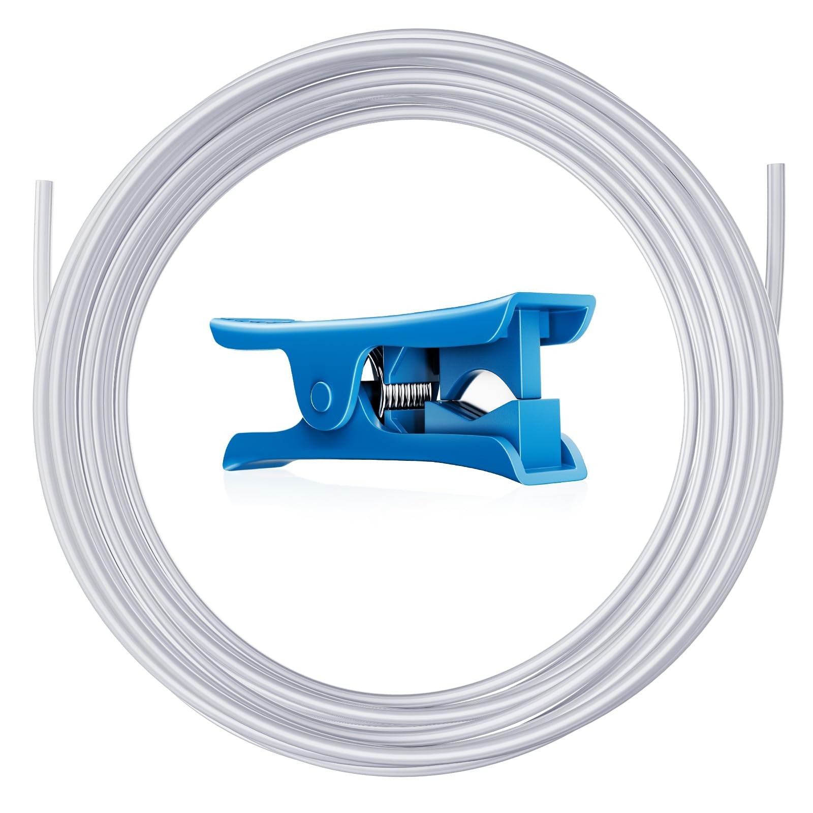 PTFE Teflon Tubing 5M with Cutter, 2.5Mm ID × 4Mm OD PTFE Teflon Tube Fit