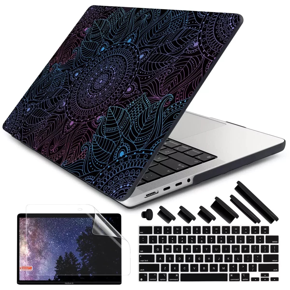 Compatible with M3 MacBook Pro 16 Inch Case 2024 2023 2021 A2991 M2 A2780 M1 ...
