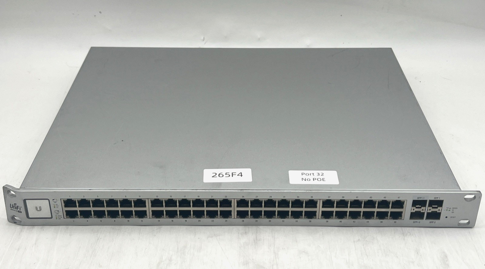 Ubiquiti Networks UniFi US-48-500W 48 Port Network Switch - No PoE Bad Port READ