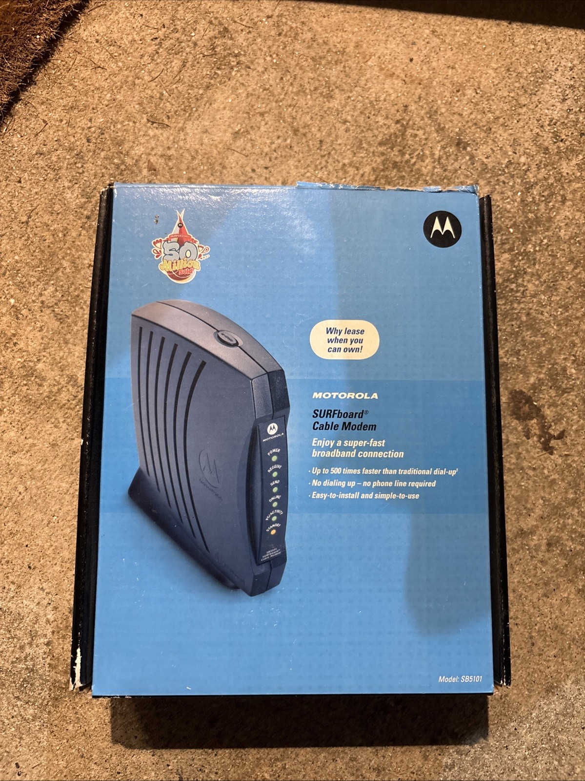 Motorola SB5101 SURFboard Cable Modem, DOCSIS 1.1 & 2.0 UPC# 612572148273