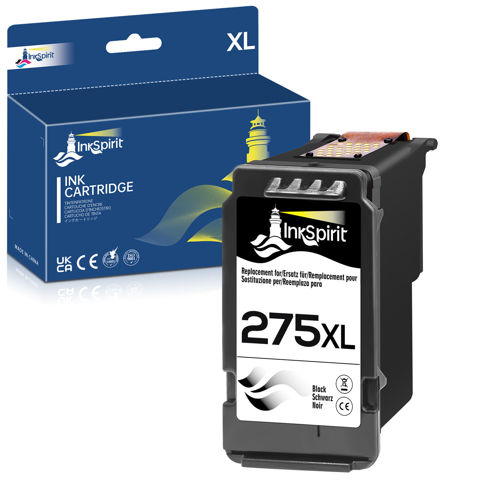 PG-275XL Ink Cartridge Replacement for Canon CL-276XL PIXMA TR4720 TS3520 TR4700