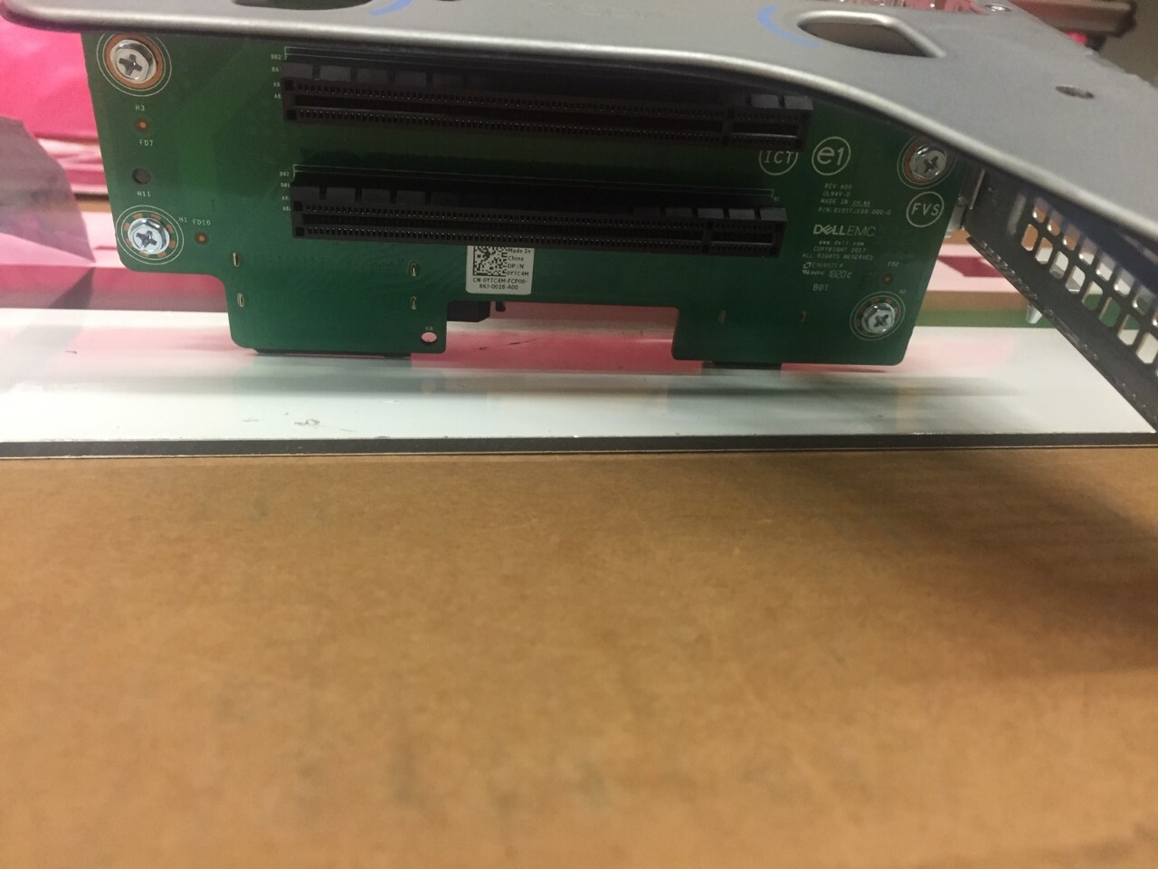 DELL EMC 6CGX5 POWEREDGE SERVER R7415 CHASSIS RISER HIGH PROFILE 2X16 6CGX5