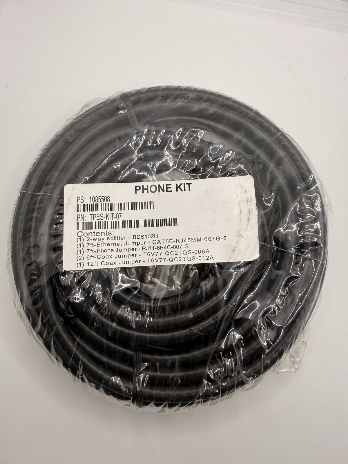 Spectrum Time Warner Internet Phone Cable Modem Installation Kit TPES-KIT-07
