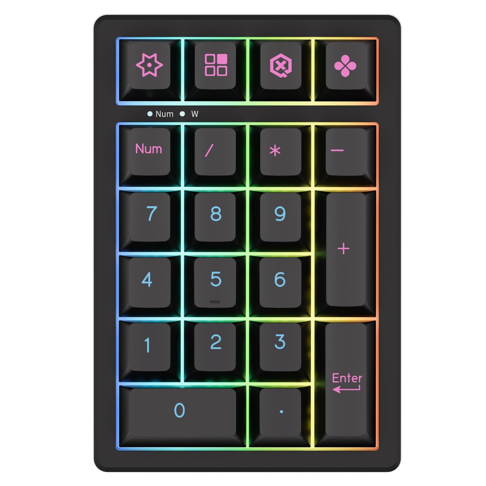 K21 Mechanical Number Keypad Wireless HotSwappable Bluetooth 5.0/2.4GHz RGB
