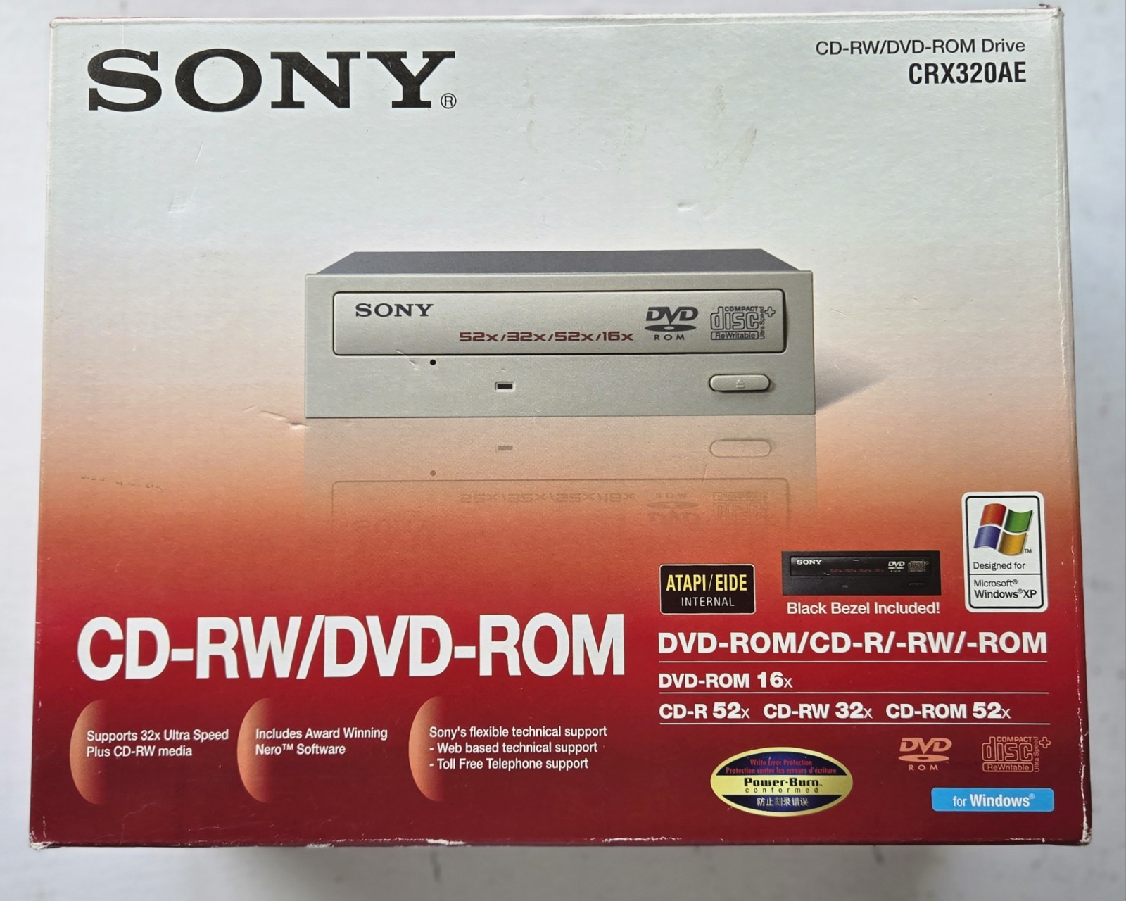 Vintage Sony CD-RW Drive CRX230AE