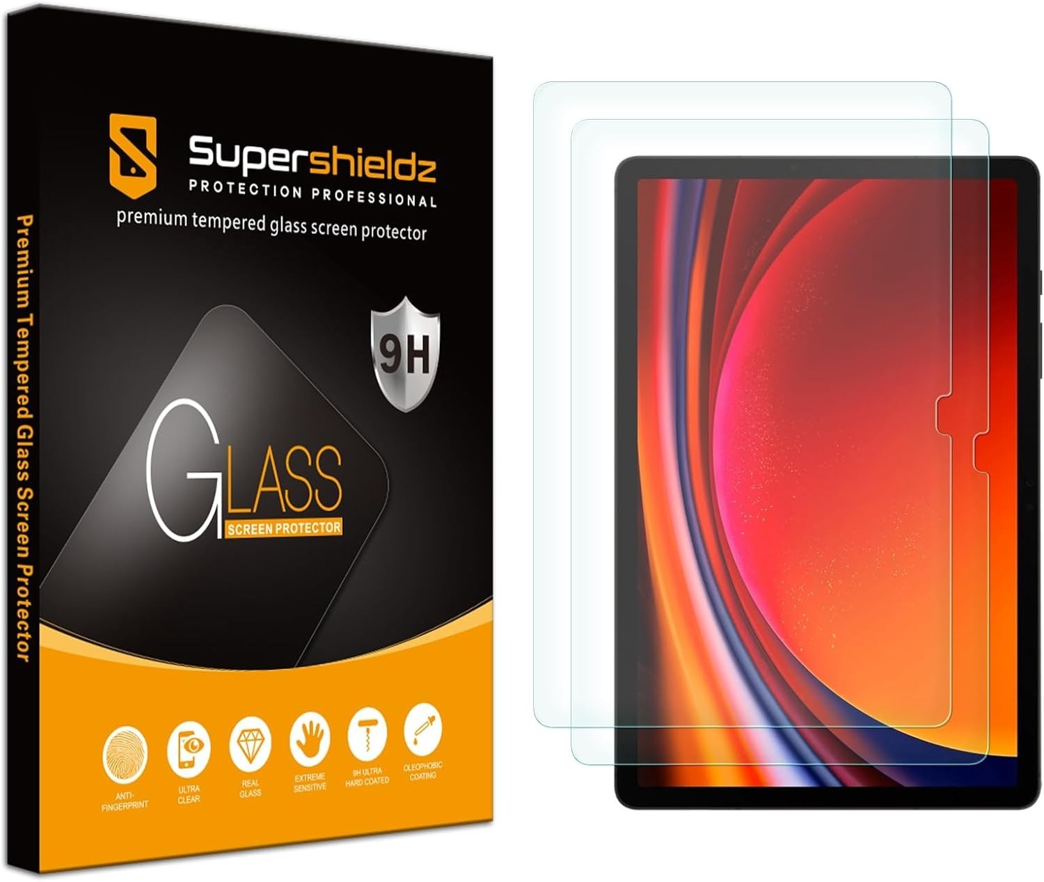 2x Supershieldz Tempered Glass Screen Protector for Samsung Galaxy Tab S10 Lite