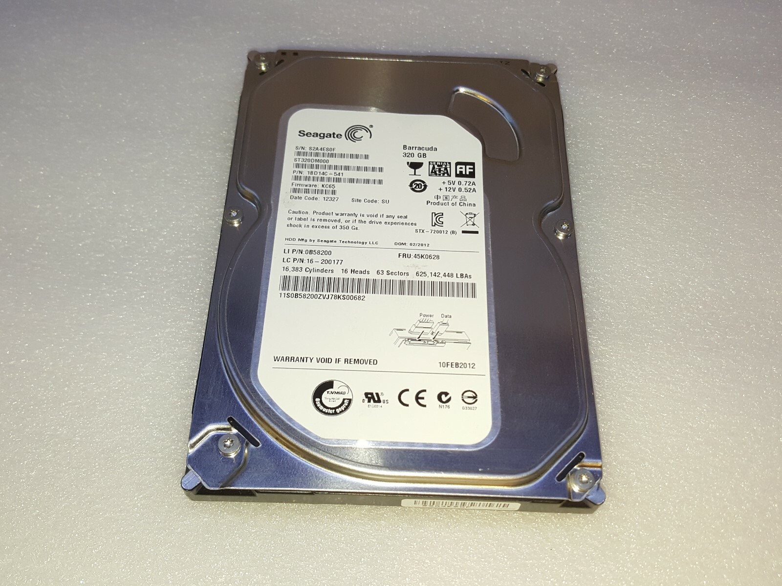 HP Pavilion 500-290 - 320GB Hard Drive with Windows 7 Ultimate 64 Preloaded