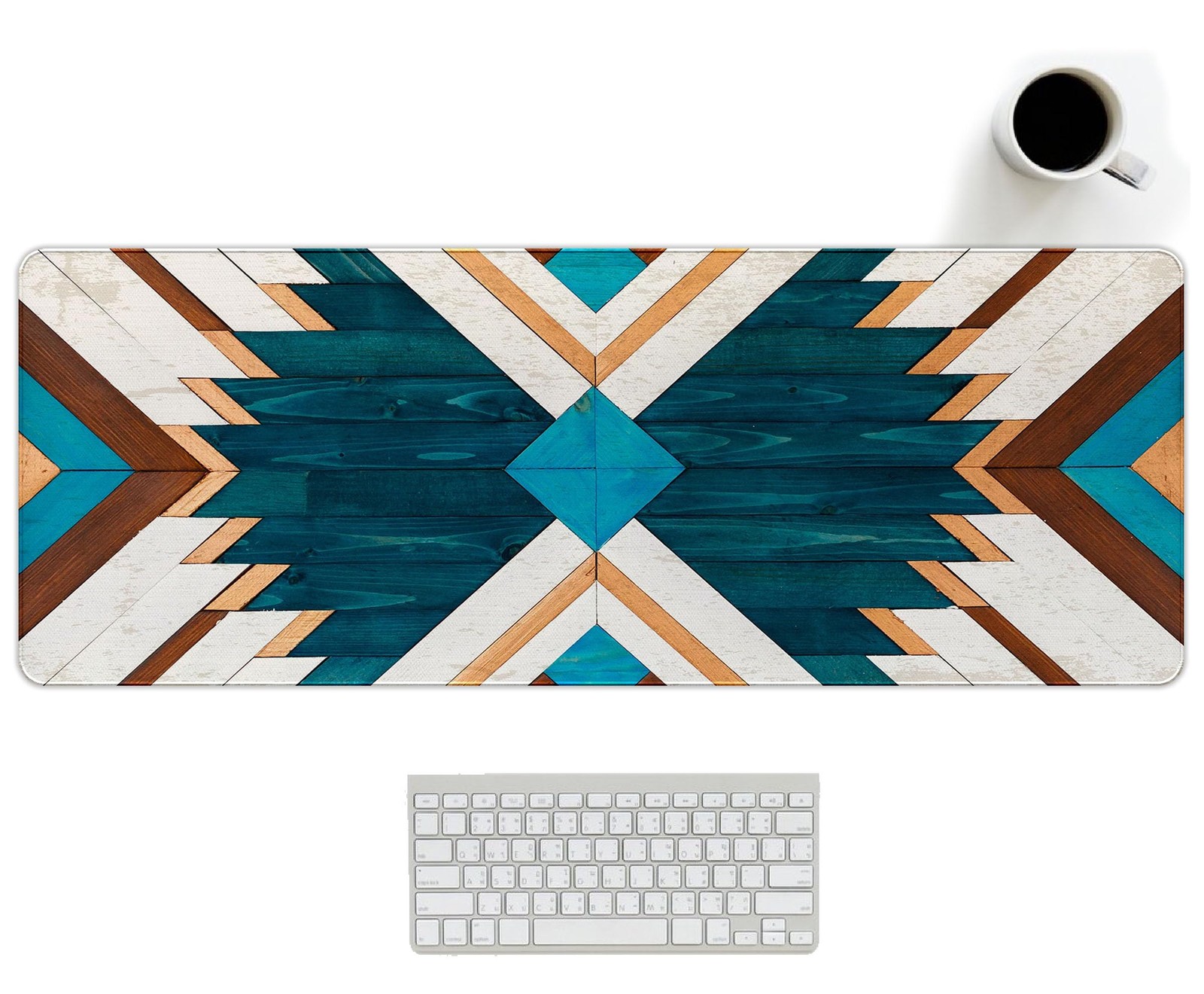Western Desk Mat Office Dorm Accessories NonSlip Mouse Pad 31.5x11.8 Inch