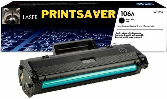 HP 106A Black Laser Toner Cartridge (W1106A) with new chip Original refilled