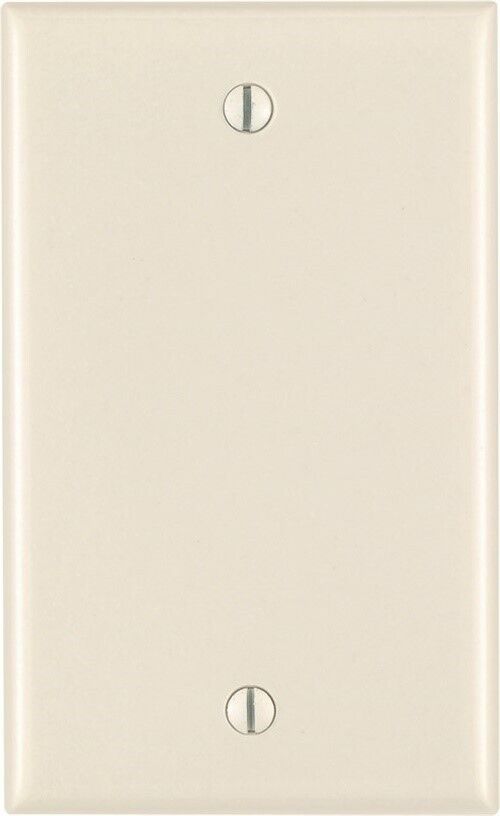 Leviton 78014-000 1-Gang Blank Wall Plate 4-1/2 H x 2-3/4 W in. (Pack of 25)