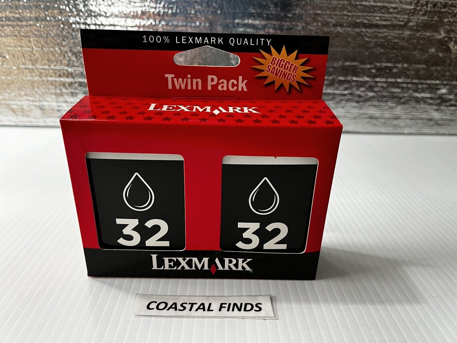 Lexmark 32 32 Black Ink Cartridge Set of 2 OEM NEW Sealed P6350 X5450 X5470 P910