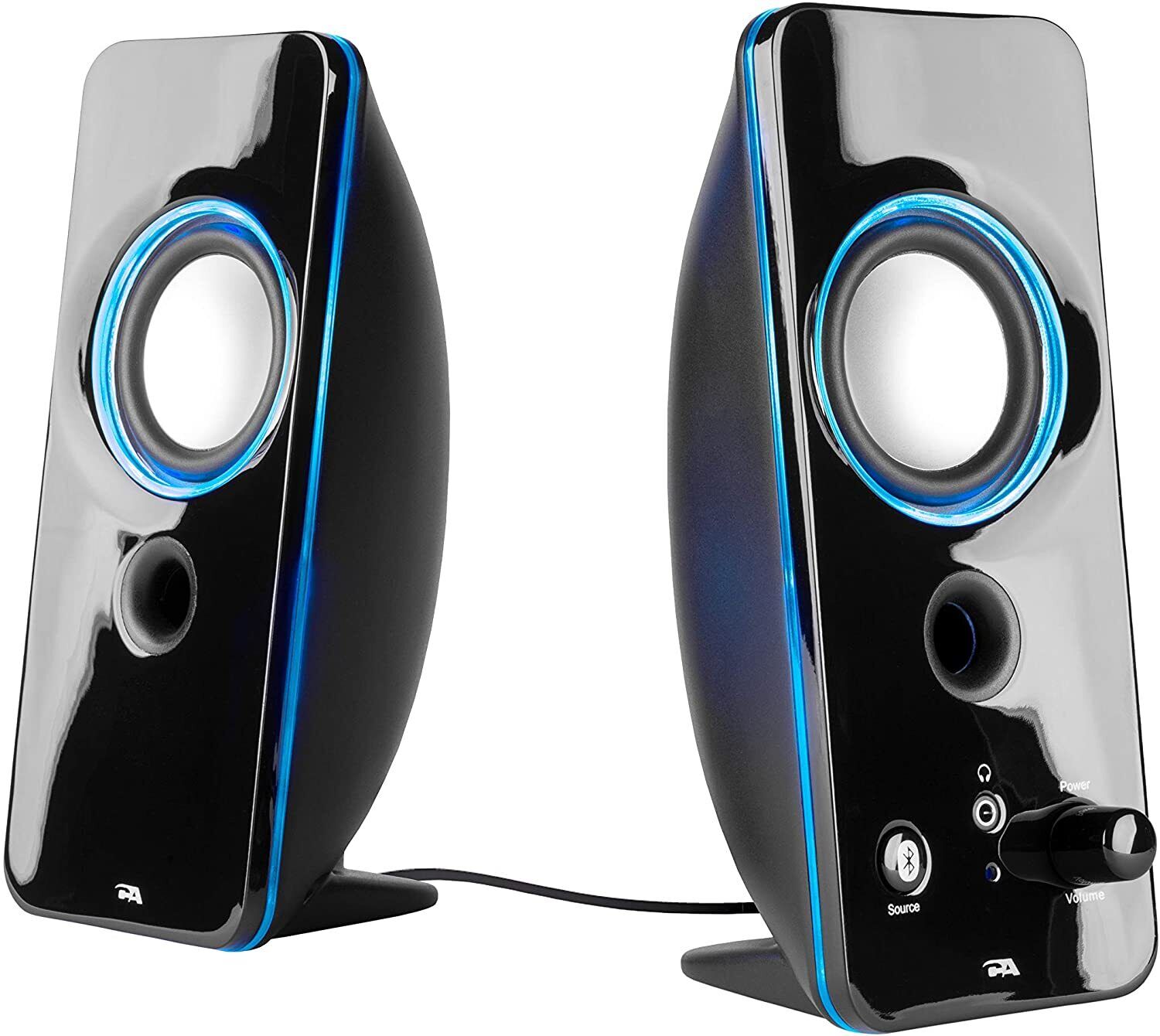 Lot 3 Insignia Color Changing 2.0 Wireless Computer Speakers Bluetooth NS-2810BT