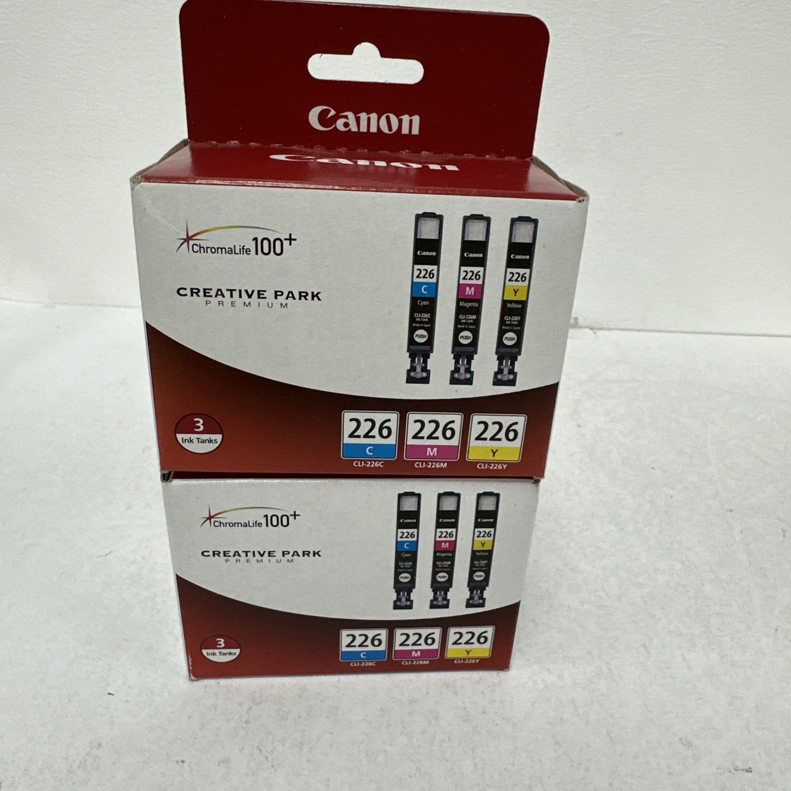 Canon 226 - 2 PACK - Cyan, Magenta, and Yellow Ink Cartridges
